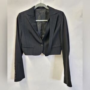 Sarah Pacini Cropped light blazer